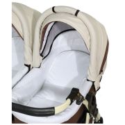 Krausman - Carucior de gemeni Twin Brown - KFTKRAUS-1358