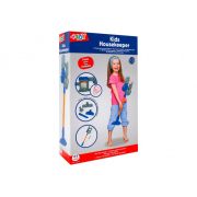 Aspirator de jucarie manual Globo Wtoy 39537 cu sunete reale si perii de schimb - SOLGL39537