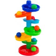 Jucarie interactiva bebelusi Globo Vitamina G 05260 Turn multicolor cu 7 bile - SOLGL05260