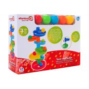 Jucarie interactiva bebelusi Globo Vitamina G 05260 Turn multicolor cu 7 bile - SOLGL05260