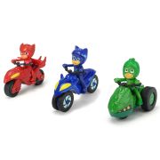 Set dickie toys 3 motociclete eroi in pijama cu 3 figurine hubs203143003
