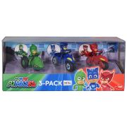 Set dickie toys 3 motociclete eroi in pijama cu 3 figurine hubs203143003