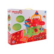 Garaj cu 2 masini si un elicopter Globo Vitamina G - SOLGL05259