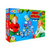 Set Bowling Globo cu doze si 4 bile pentru copii - SOLGL40377