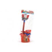Set de curatenie pentru casa Globo cu mop matura galeata si foras pentru copii - SOLGL40371