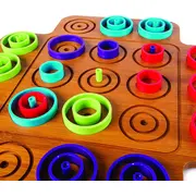 JOC MARBLES OTRIO DELUXE EDITION DIN LEMN VIV6045064