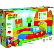Pista de curse circulara Unico cu masina inclusa 38 piese - SOLUN8632