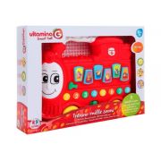 Jucarie muzicala Locomotiva Cho Cho Globo cu sunete si lumini  - SOLGL05305