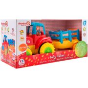 Jucarie muzicala Tractor cu remorca Globo cu sunete si 3 figurine incluse - SOLGL05284