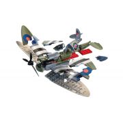 Kit cosntructie Airfix Quick Build Avion D-Day Spitfire - SOLAFJ6045
