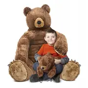 Urs brun cu pui din plus Melissa and Doug - OKEMD8835