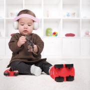 Casti antifonice pentru bebelusi ALPINE Muffy Baby Pink ALP24951