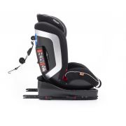 Scaun auto BABYAUTO INFINITY Fix, Dual Isofix, 0-36 kg, catarama cu alarma, Negru Gri - 4AKBA-INFINITY