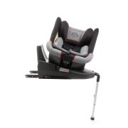 Scaun auto BABYAUTO MORE LENNOX, Isofix, rotatie 360 grade, picior suport, 0-18 kg, Gri Rosu - 4AKBA-LNX01R
