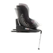 Scaun auto BABYAUTO MORE LENNOX, Isofix, rotatie 360 grade, picior suport, 0-18 kg, Gri Rosu - 4AKBA-LNX01R