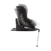 Scaun auto BABYAUTO MORE LENNOX, Isofix, rotatie 360 grade, picior suport, 0-18 kg, Negru Gri - 4AKBA-LNX01B