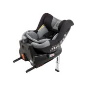 Scaun auto BABYAUTO MORE LENNOX, Isofix, rotatie 360 grade, picior suport, 0-18 kg, Negru Gri - 4AKBA-LNX01B
