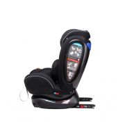 Scaun auto BABYAUTO NOE Fix, Dual Isofix, 0-36 kg, Negru Gri - 4AKBA-NOEFIX