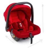 Cos Auto Juju Baby Boo, Rosu-Bordo JUJJU1200-ED-03