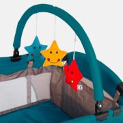 Patut pliant 2 niveluri Juju Sleepy Baby, Space Doggy JUJJU7950-Space-Doggy