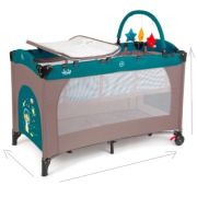 Patut pliant 2 niveluri Juju Sleepy Baby, Space Doggy JUJJU7950-Space-Doggy