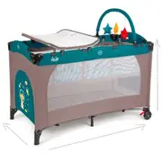 Patut pliant 2 niveluri Juju Sleepy Baby, Space Doggy JUJJU7950-Space-Doggy