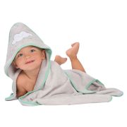 Prosop de baie pentru bebelus si mama grey Clevamama SUPclvm_DU-2920N