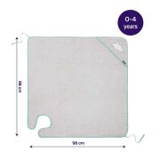 Prosop de baie pentru bebelus si mama grey Clevamama SUPclvm_DU-2920N