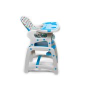 Scaun de masa Juju Eat&amp;Play, Albastru JUJJU3002-Blue-Stars