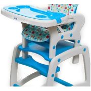 Scaun de masa Juju Eat&amp;Play, Albastru JUJJU3002-Blue-Stars