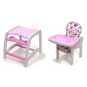 Scaun de masa Juju Eat&amp;Play, Mov JUJJU3002-Purple