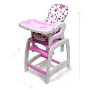 Scaun de masa Juju Eat&amp;Play, Mov JUJJU3002-Purple