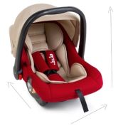 Cos Auto Juju Baby Boo, Bej-Bordo JUJJU1200-ED-05