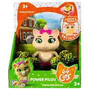 44 DE PISICI FIGURINA PILOU 15CM CU LUMINI SI MELODII VIV7600180134