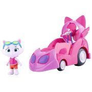 44 DE PISICI SET FIGURINA MI LADY CU MASINUTA ROZ VIV7600180211