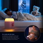 Lampa de veghe 2 in 1 cu LED-uri roz REER 52144