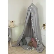 Baldachin Suspendat Multifunctional, Bumbac, 320x250 Cm, Pure Gri Pjb80124