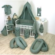 Baldachin Suspendat Multifunctional, Bumbac, 320x250 Cm, Pure Verde Salvia Pjb80100