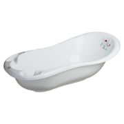 Cadita cu suport anatomic detasabil, dop de scurgere si baza antialunecare, 100 cm, The Family, Maltex Baby PJB5924thefamily