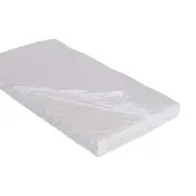 Cearsaf Din Bumbac Jersey Cu Elastic Pe Contur 120x60x15 Cm, Alb Pjbpjb_16