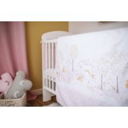 Lenjerie patut 2 piese pink bunny - 100% bumbac