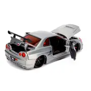 MACHETA METALICA NISSAN SKYLINE GTR 2002 SCARA 1 LA 24 VIV253745019