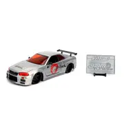 MACHETA METALICA NISSAN SKYLINE GTR 2002 SCARA 1 LA 24 VIV253745019