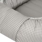 Amy - Suport De Dormit Babynest, 70x45 Cm, Bear Heart Gri Pjb68960
