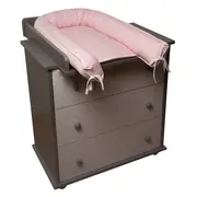 Amy - Suport De Dormit Babynest, Reversibil, 70x45 Cm, Origami Waffle Roz Pjb69391