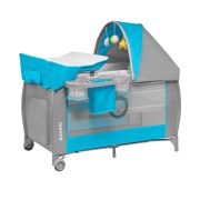Lionelo - Patut pliant Sven Plus, Sky Blue - BYNLO-Sven Plus_Sky_Blue