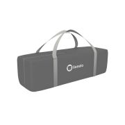 Lionelo - Patut pliant cu doua nivele Sven Plus, 120x60 cm, arcada jucarii, masuta de infasat, vibratii, melodii, Turcoaz/Gri BYNLO-SvenPlus_Tq/Grey