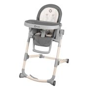 Lionelo - Scaun de masa Reglabil Cora Stone Pliabil din Metal, Plastic, Bumbac, Gri BYNLO-CORA_STONE