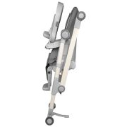 Lionelo - Scaun de masa Reglabil Cora Stone Pliabil din Metal, Plastic, Bumbac, Gri BYNLO-CORA_STONE