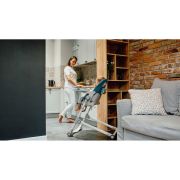 Lionelo - Scaun de masa Reglabil Cora Stone Pliabil din Metal, Plastic, Bumbac, Gri BYNLO-CORA_STONE